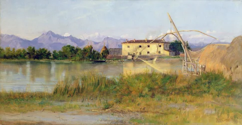 Etruscan Scene, the Carrara Mountains